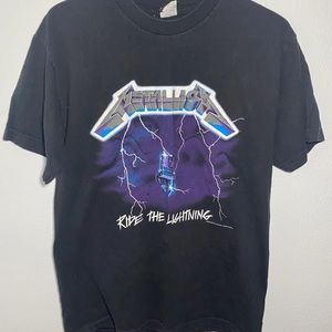 Giant 1994 Metallica ride the lightning concert tour shirt
